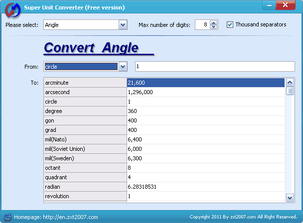 Super Unit Converter screenshot